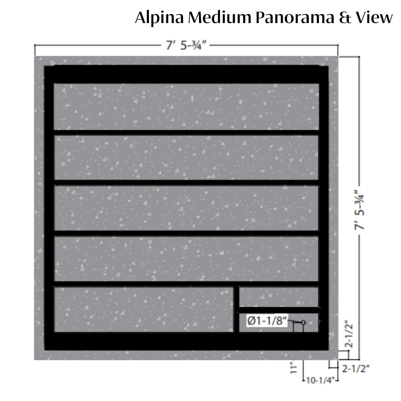 Alpina Outdoor Sauna — Harvia Collection - Image 12
