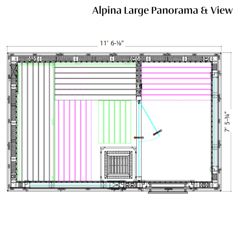 Alpina Outdoor Sauna — Harvia Collection - Image 13