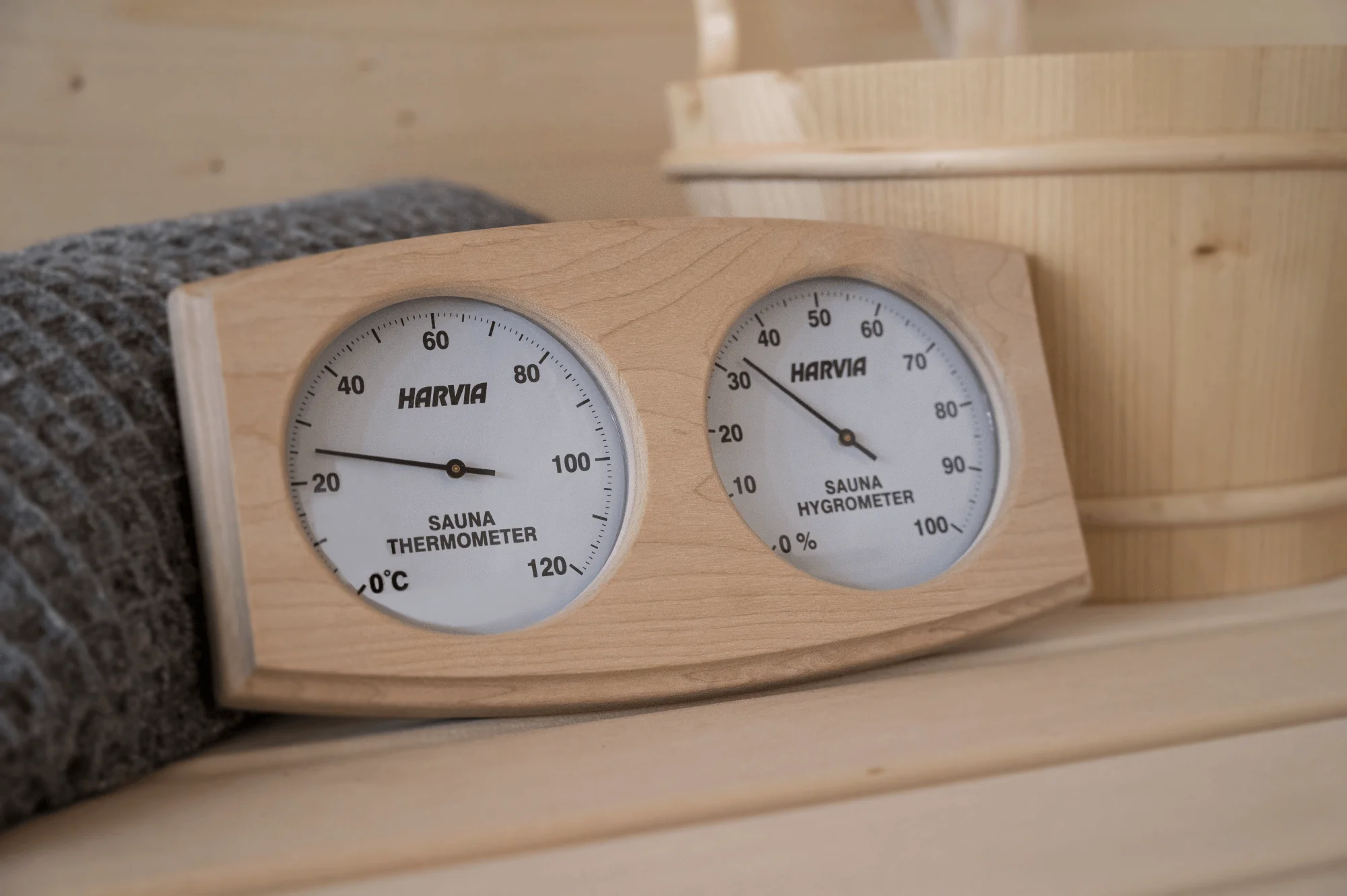 Harvia Wooden Thermometer - Image 2
