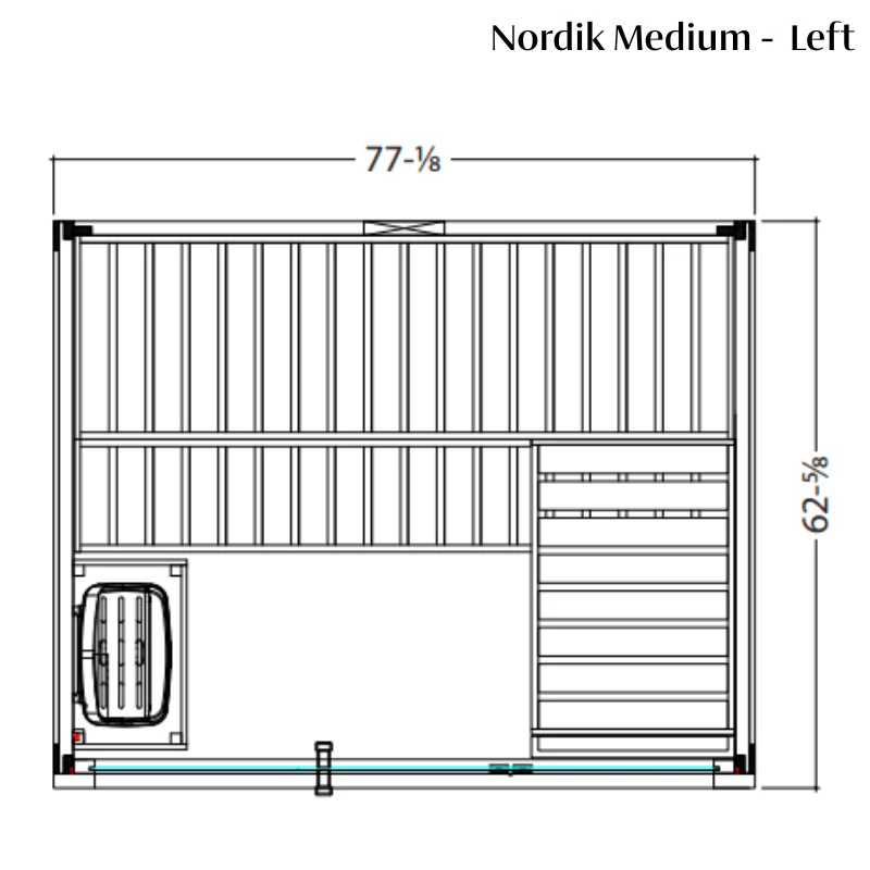 Nordik Indoor Sauna — Harvia Collection - Image 12