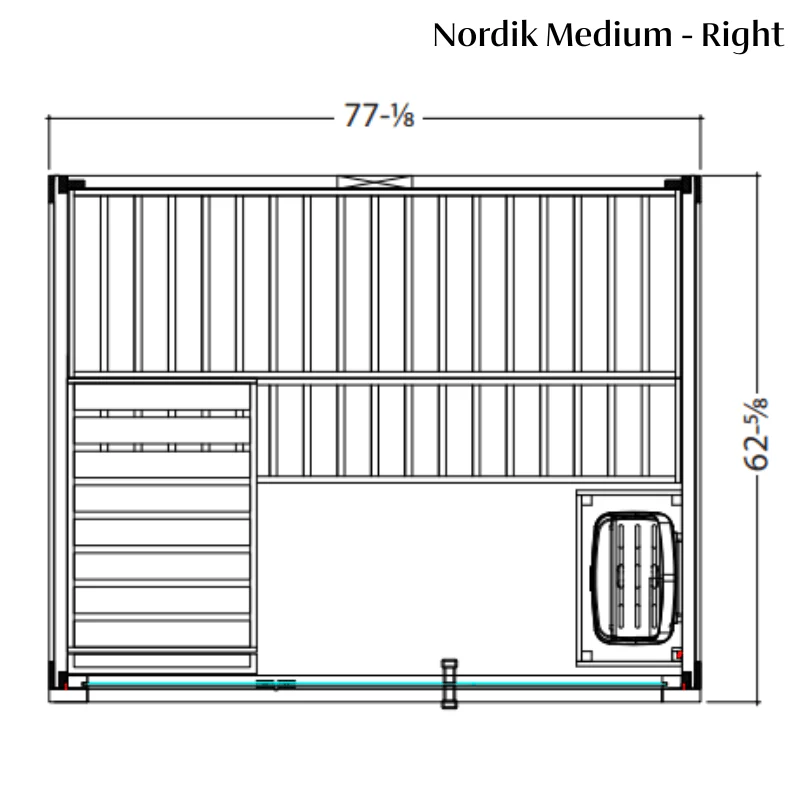 Nordik Indoor Sauna — Harvia Collection - Image 13
