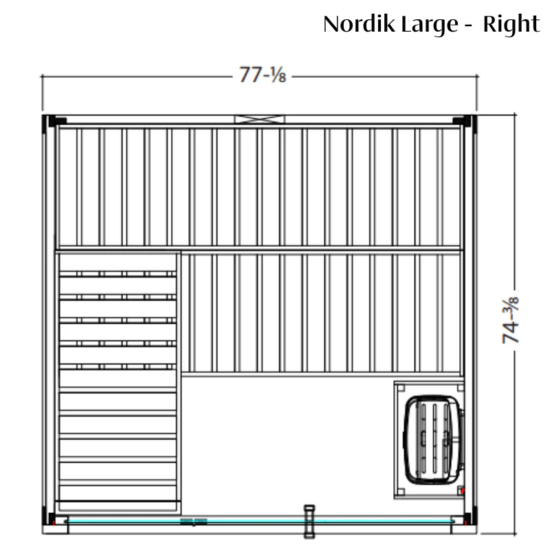 Nordik Indoor Sauna — Harvia Collection - Image 15