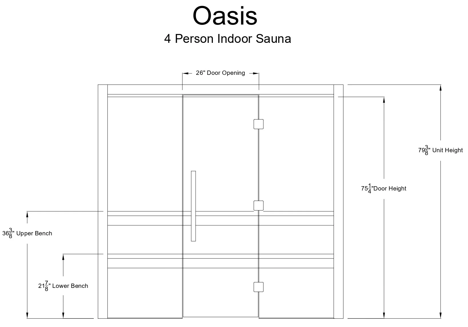 Oasis 4 Person Indoor Sauna - Image 13