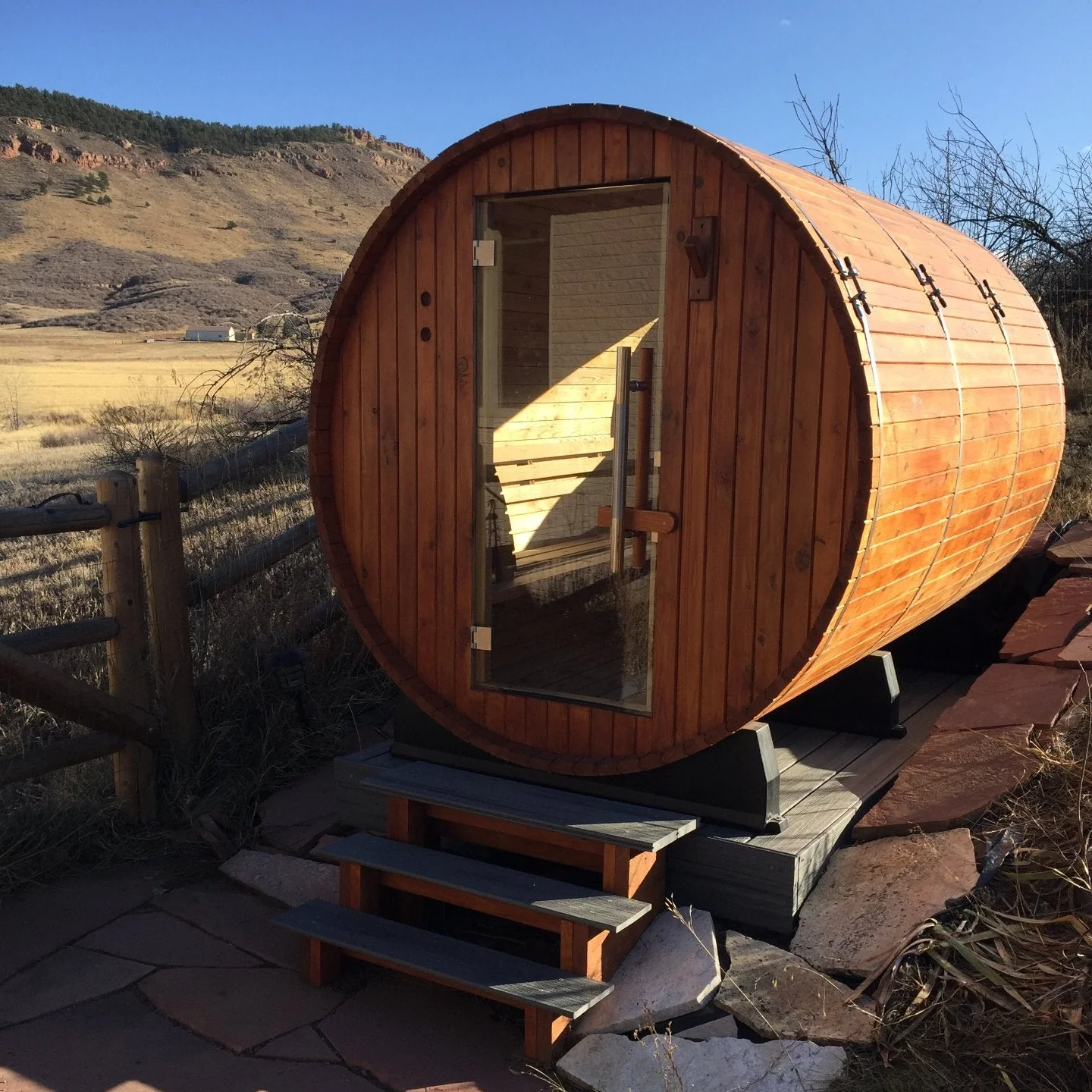 Princeton 6 Person Barrel Sauna - Image 4