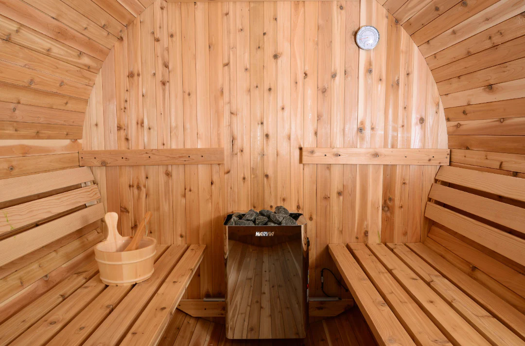 Seneca 6 Person Barrel Sauna - Image 3