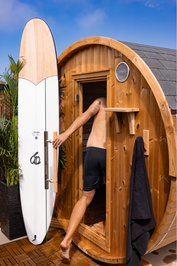 Takoa Half Moon Classic Barrel Sauna — Harvia Collection - Image 7