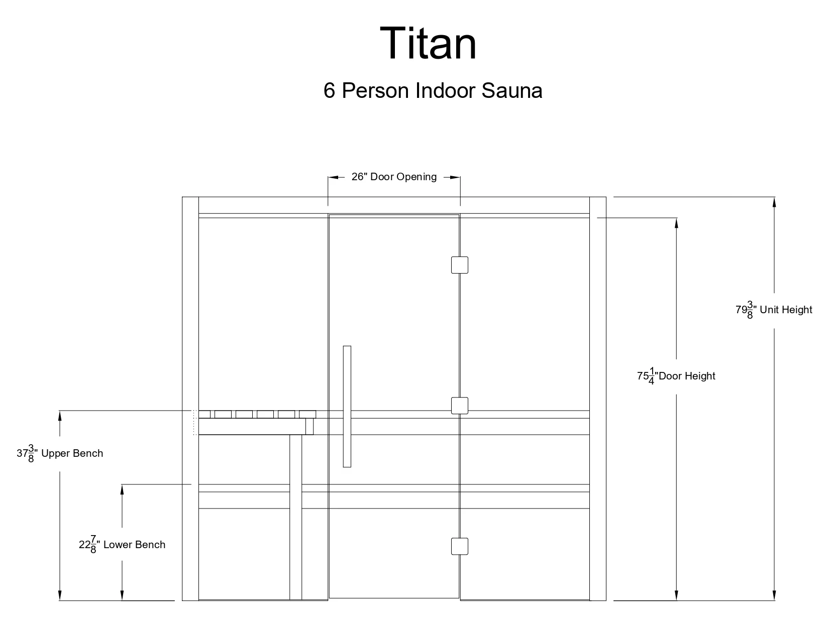 Titan 6 Person Indoor Sauna - Image 11