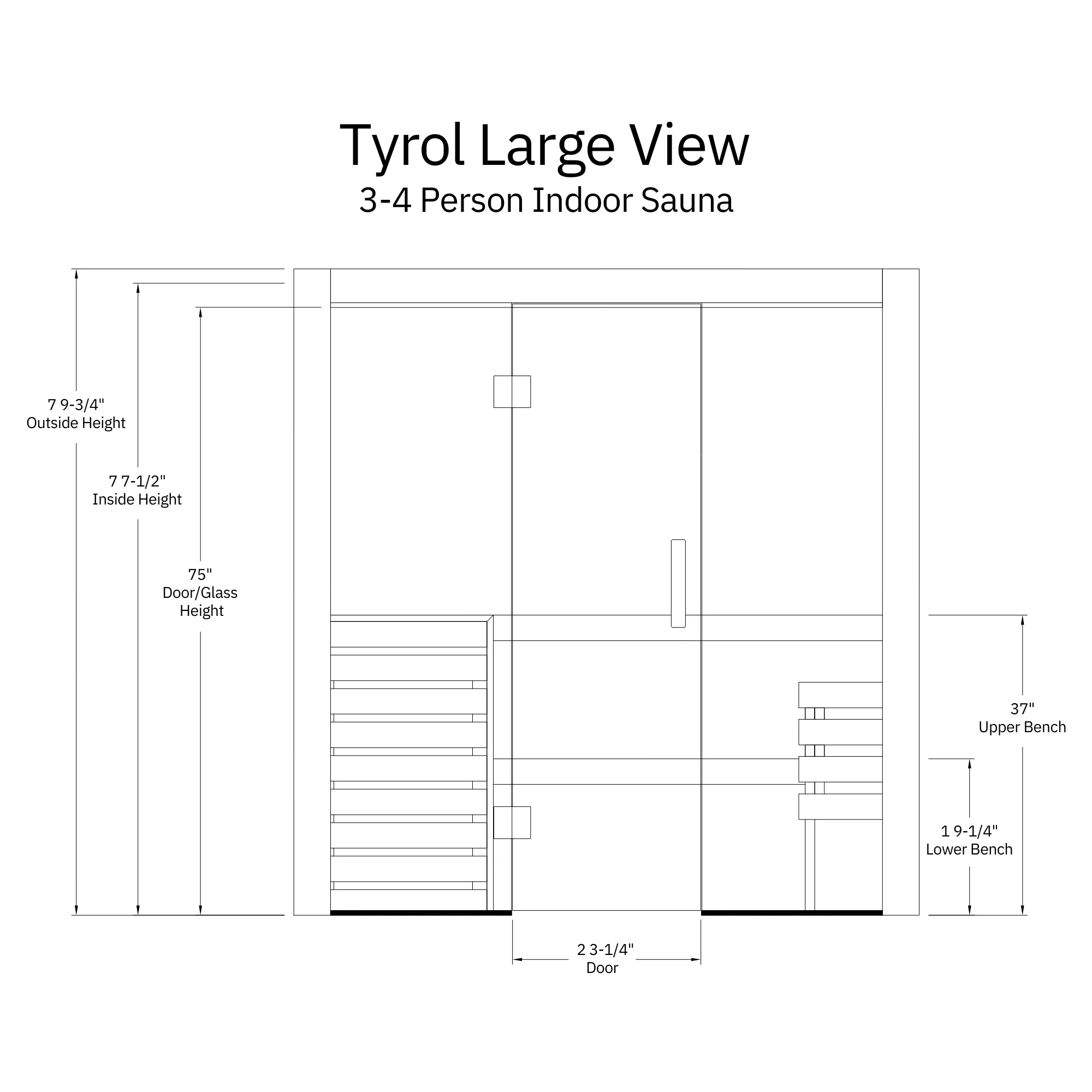 Tyrol Indoor Sauna — Harvia Collection - Image 10
