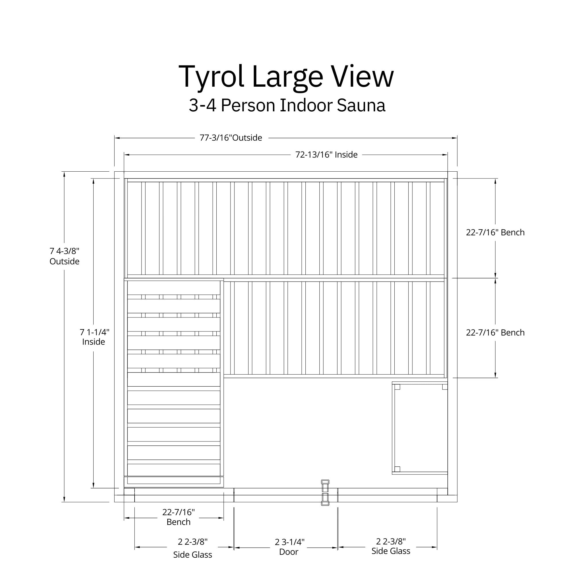 Tyrol Indoor Sauna — Harvia Collection - Image 11