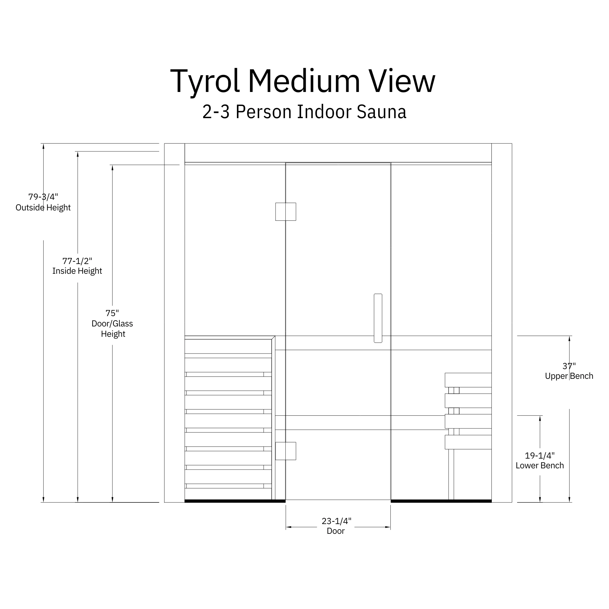 Tyrol Indoor Sauna — Harvia Collection - Image 12