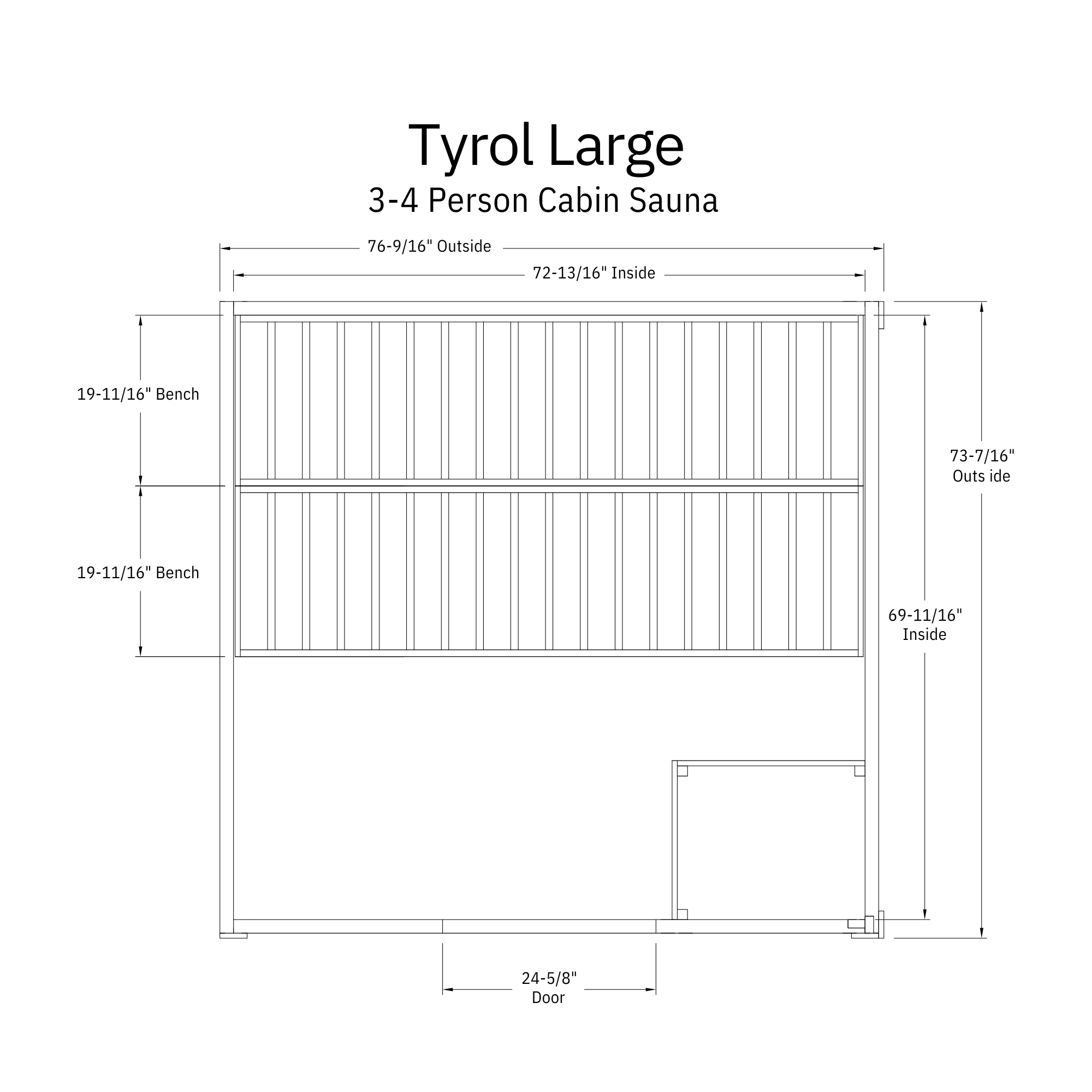 Tyrol Indoor Sauna — Harvia Collection - Image 6