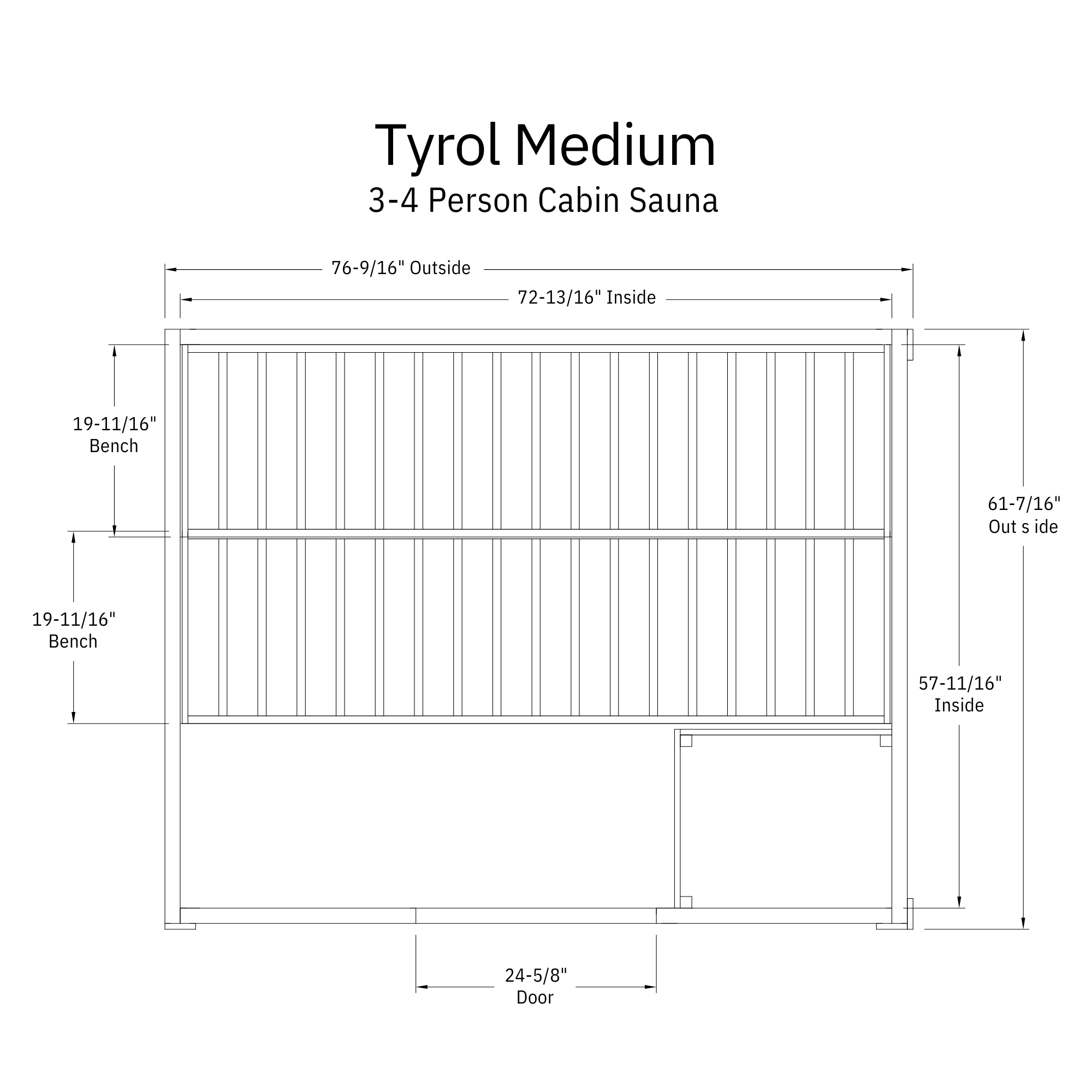 Tyrol Indoor Sauna — Harvia Collection - Image 8