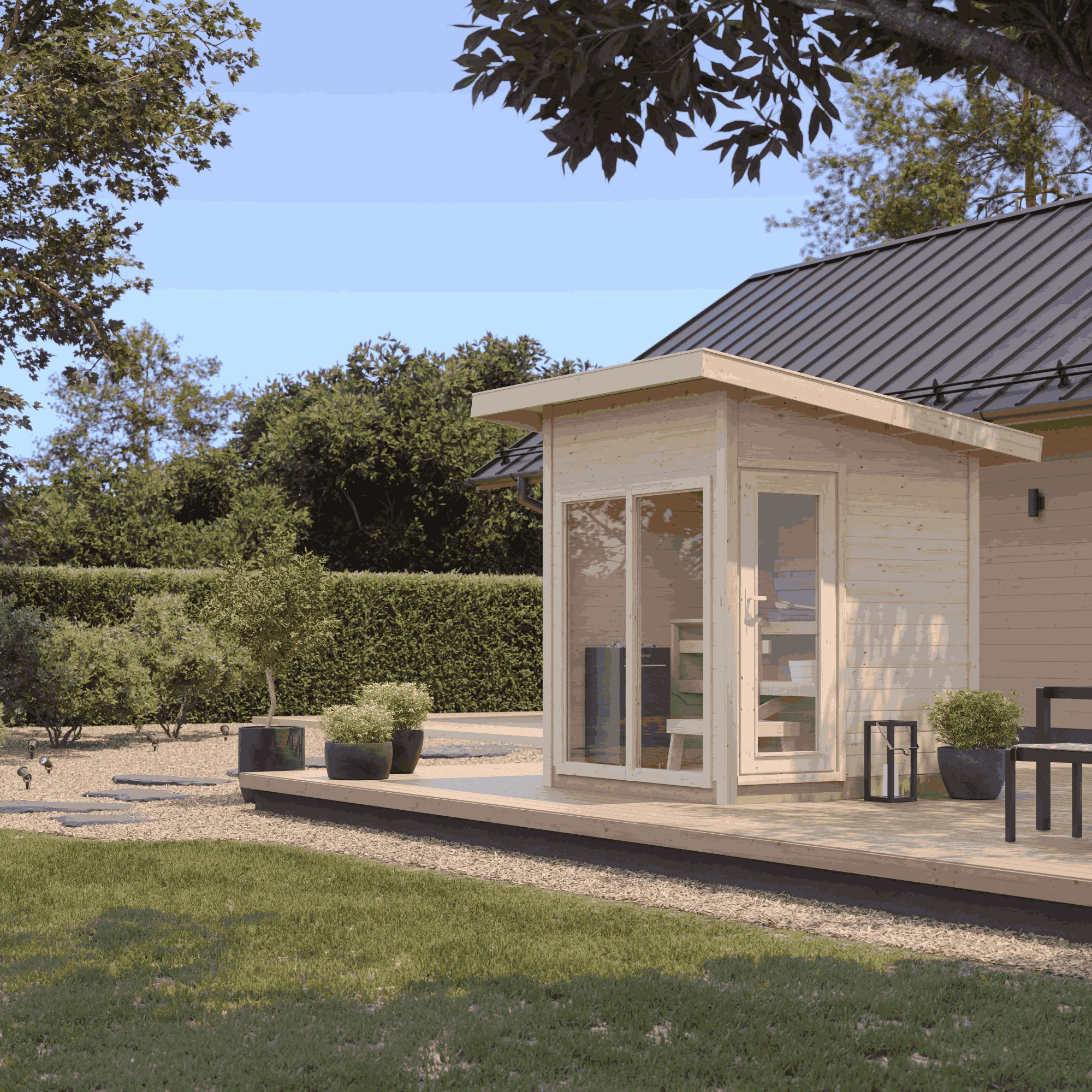 View Outdoor Sauna — Harvia Collection - Image 10