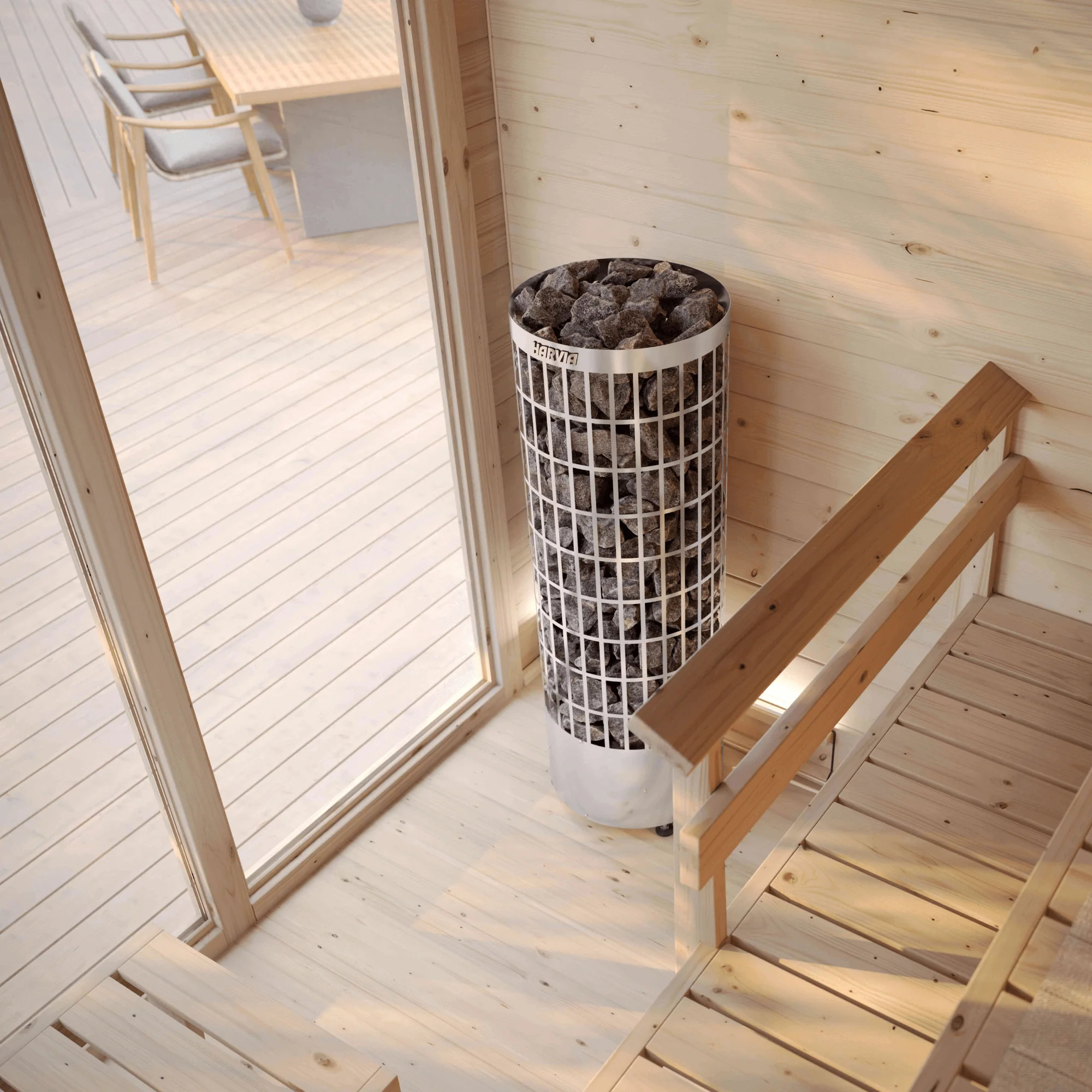 View Outdoor Sauna — Harvia Collection - Image 12