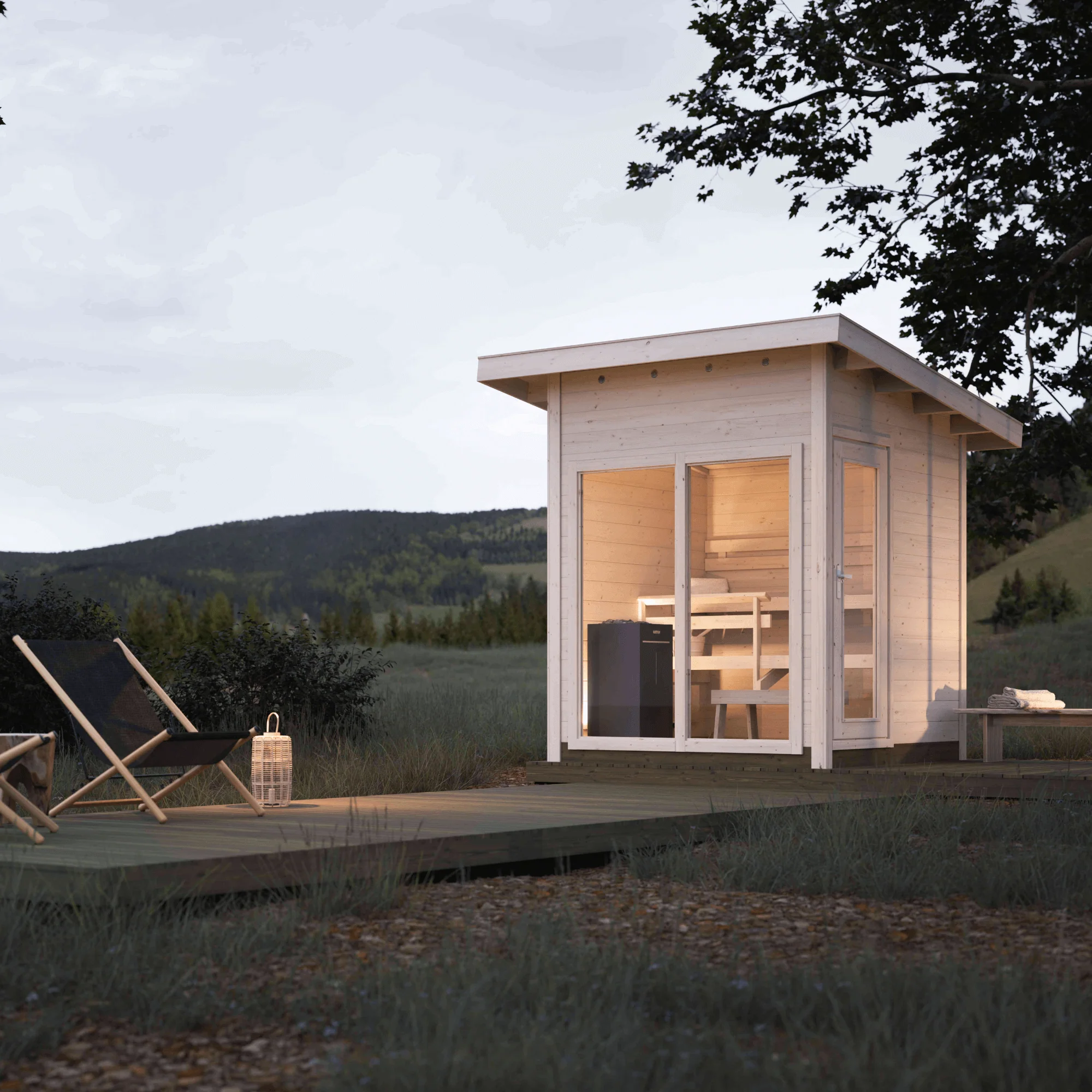 View Outdoor Sauna — Harvia Collection - Image 7