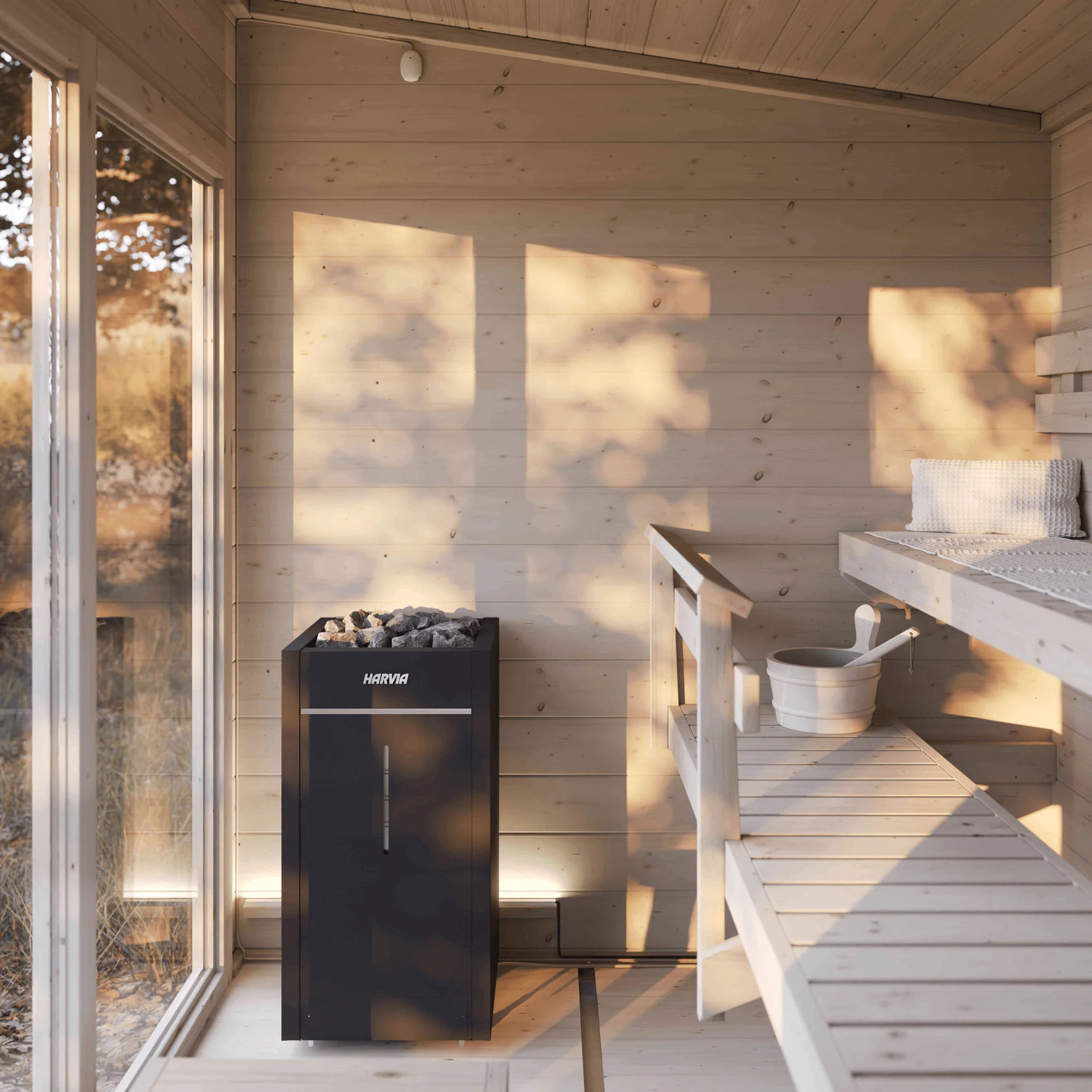 View Outdoor Sauna — Harvia Collection - Image 8