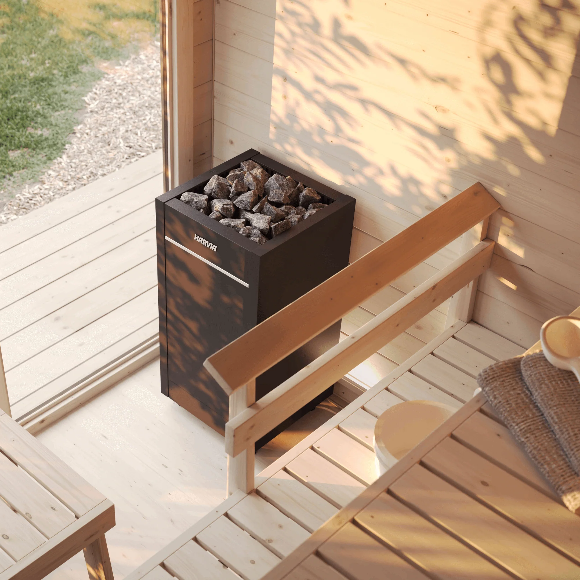 View Outdoor Sauna — Harvia Collection - Image 9
