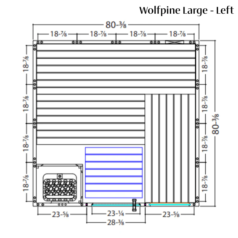Wolfpine Indoor Sauna — Harvia Collection - Image 10